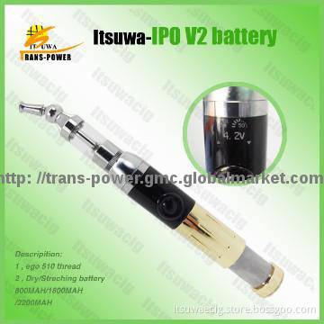 Patent IPO V1/V2 battery high grade e cigarette Itsuwa IPO battery